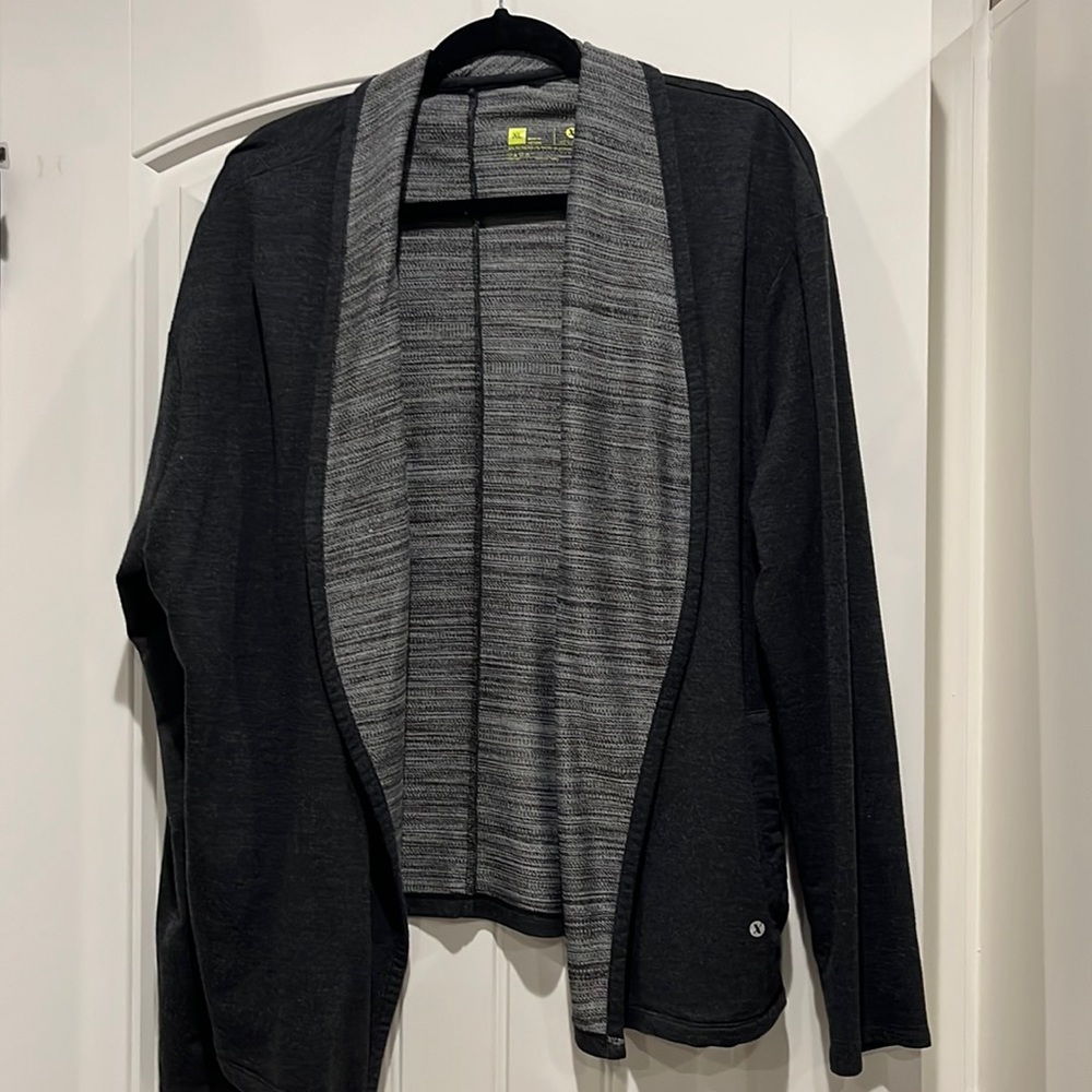 Comfy activewear flyaway/cardigan